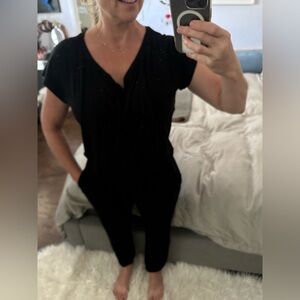 Michael Stars Classic Black Jumpsuit